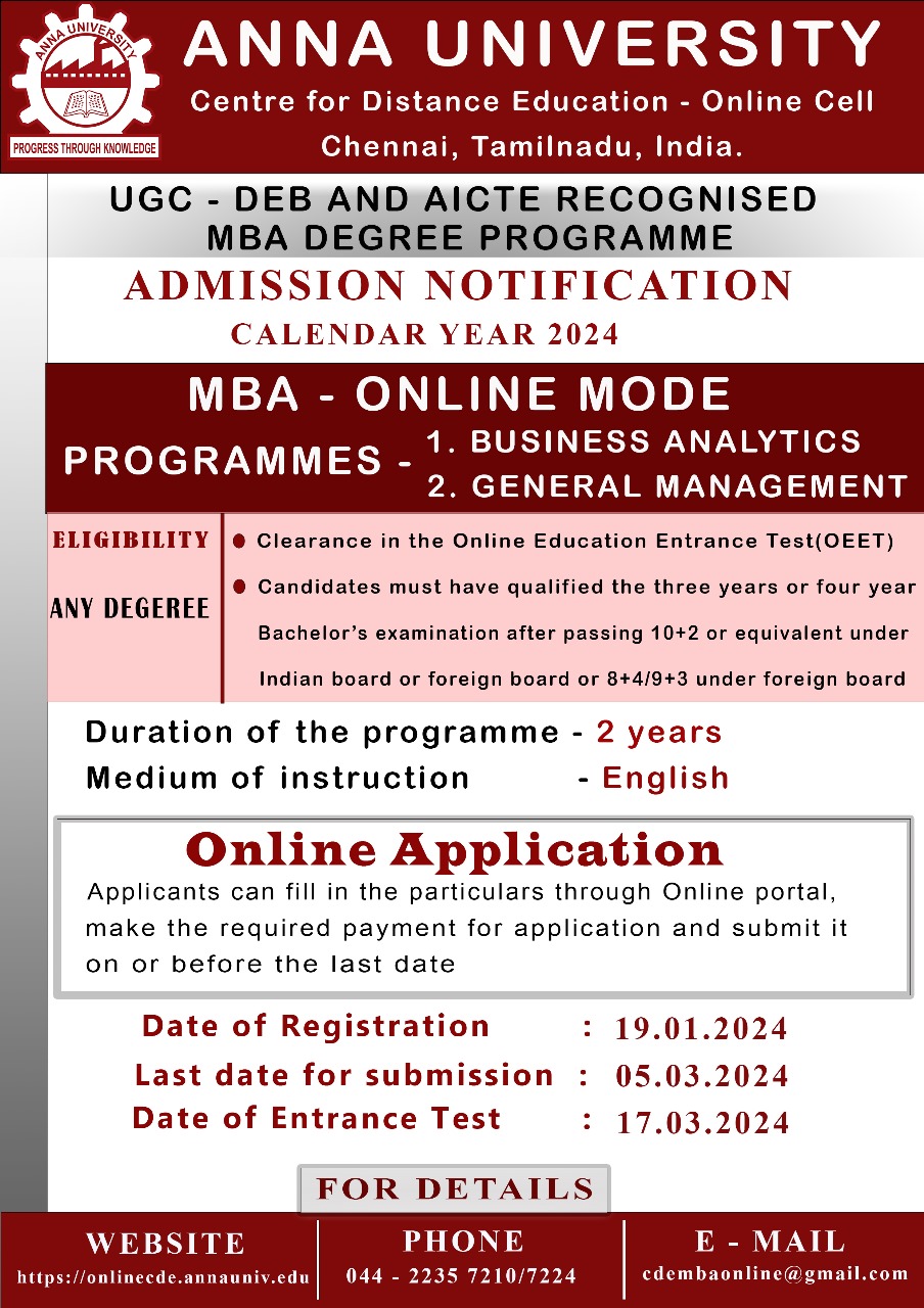 Admission Notification AY 2022